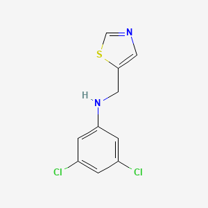 molecular formula C10H8Cl2N2S B15092888 3,5-dichloro-N-(1,3-thiazol-5-ylmethyl)aniline 