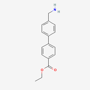 Ethyl 4'-(aminomethyl)-[1,1'-biphenyl]-4-carboxylate