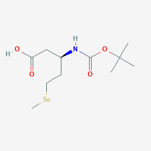 molecular formula C11H21NO4Se B15092938 Boc-D-beta-Homoselenomethionine 