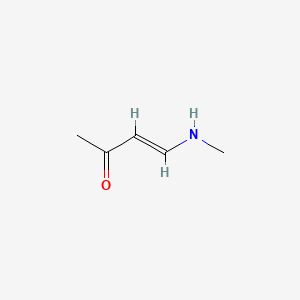 molecular formula C5H9NO B15092957 (E)-4-Methylamino-but-3-en-2-one 