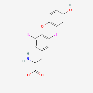 Methyl 2-amino-3-[4-(4-hydroxyphenoxy)-3,5-diiodophenyl]propanoate