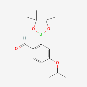 Benzaldehyde, 4-(1-methylethoxy)-2-(4,4,5,5-tetramethyl-1,3,2-dioxaborolan-2-yl)-