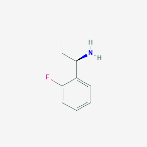 molecular formula C9H12FN B15092994 (R)-1-(2-Fluorophenyl)propan-1-amine CAS No. 1168139-58-9