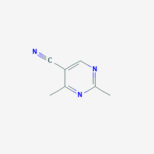 molecular formula C7H7N3 B15093018 2,4-Dimethylpyrimidine-5-carbonitrile CAS No. 4450-24-2