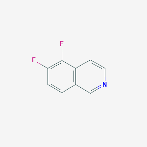 molecular formula C9H5F2N B15093065 5,6-Difluoroisoquinoline 