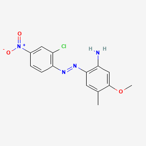 2-(2-Chloro-4-nitrophenylazo)-5-methoxy-p-toluidine