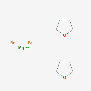 molecular formula C8H16Br2MgO2 B15093091 magnesium;oxolane;dibromide 