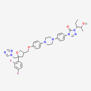 molecular formula C37H42F2N8O4 B15093161 Posaconazole DiastereoisoMer 2 