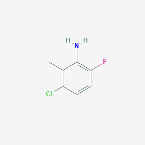 molecular formula C7H7ClFN B15093171 3-Chloro-6-fluoro-2-methylaniline 