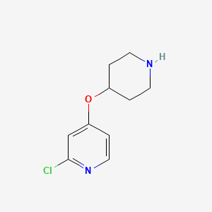 2-Chloro-4-(piperidin-4-yloxy)pyridine