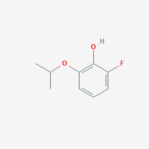 molecular formula C9H11FO2 B15093214 2-Fluoro-6-(propan-2-yloxy)phenol 