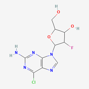 2-AMino-6-chloropurine-9-beta-D-(2'-deoxy-2'-fluoro)-arabinoriboside