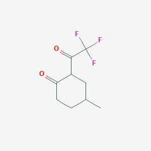 4-Methyl-2-(trifluoroacetyl)cyclohexan-1-one