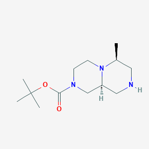 tert-butyl (6S,9aS)-6-methyl-1,3,4,6,7,8,9,9a-octahydropyrazino[1,2-a]pyrazine-2-carboxylate