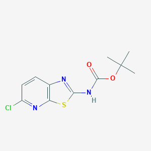 (5-Chloro-thiazolo[5,4-b]pyridin-2-yl)-carbamic acid tert-butyl ester