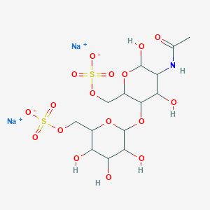 molecular formula C14H23NNa2O17S2 B15093292 N-Acetyllactosamine 6,6'-Disulfate Disodium Salt 