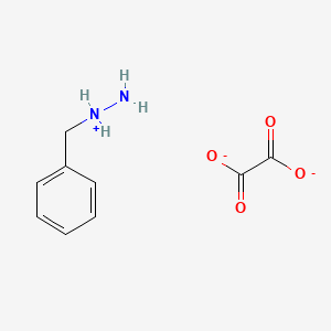 molecular formula C9H11N2O4- B15093338 Amino(benzyl)azanium;oxalate 