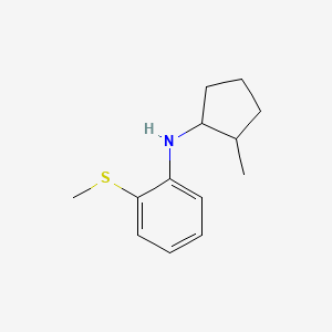 N-(2-Methylcyclopentyl)-2-(methylsulfanyl)aniline