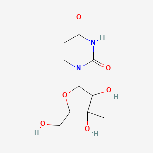 molecular formula C10H14N2O6 B15093426 3'-b-C-Methyluridine 