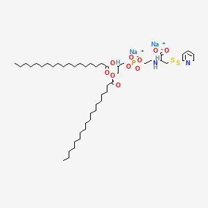 Disodium;2-[2-[2,3-di(octadecanoyloxy)propoxy-oxidophosphoryl]oxyethylamino]-3-(pyridin-2-yldisulfanyl)propanoate