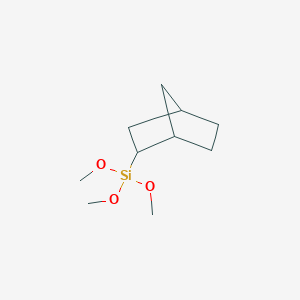 molecular formula C10H20O3Si B15093510 Bicyclo[2.2.1]heptan-2-yltrimethoxysilane 