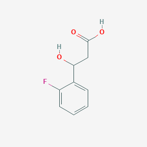 3-(2-Fluorophenyl)-3-hydroxypropanoic acid