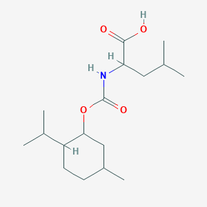 ((((1S,2R,5S)-2-Isopropyl-5-methylcyclohexyl)oxy)carbonyl)-L-leucine