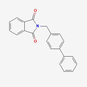 molecular formula C21H15NO2 B15093566 2-([1,1'-Biphenyl]-4-ylmethyl)isoindoline-1,3-dione 