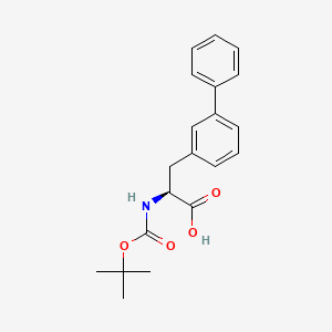 molecular formula C20H23NO4 B1509362 Boc-(S)-2-amino-3-biphenyl-3-YL-propionic acid CAS No. 608528-91-2
