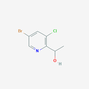 1-(5-Bromo-3-chloropyridin-2-yl)ethanol