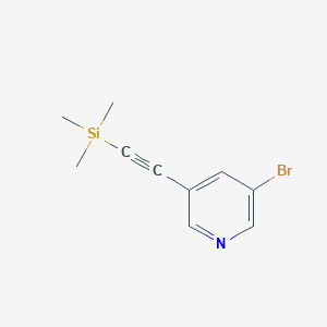 3-Bromo-5-((trimethylsilyl)ethynyl)pyridine