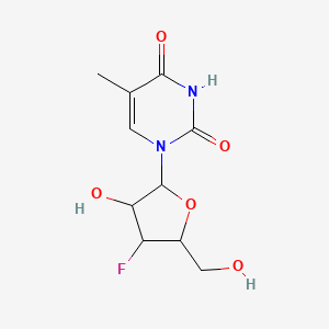 molecular formula C10H13FN2O5 B15093644 3'-Deoxy-3'-fluoro-5-methyl-xylo-uridine 