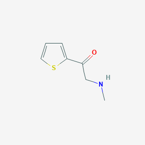molecular formula C7H9NOS B1509369 2-Methylamino-1-thiophen-2-yl-ethanone CAS No. 933740-03-5