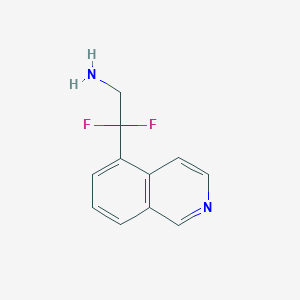 5-Isoquinolineethanamine, beta,beta-difluoro-