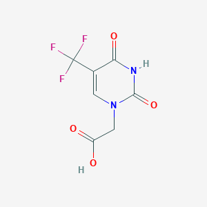 2-(2,4-Dioxo-5-(trifluoromethyl)-3,4-dihydropyrimidin-1(2H)-yl)acetic acid