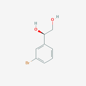 (1R)-1-(3-Bromophenyl)ethane-1,2-diol