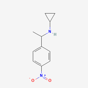 N-[1-(4-nitrophenyl)ethyl]cyclopropanamine