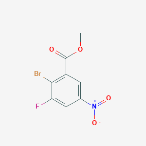 Benzoic acid, 2-bromo-3-fluoro-5-nitro-, methyl ester