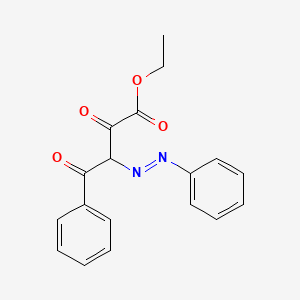 molecular formula C18H16N2O4 B15093870 Ethyl 2,4-dioxo-4-phenyl-3-phenyldiazenylbutanoate 