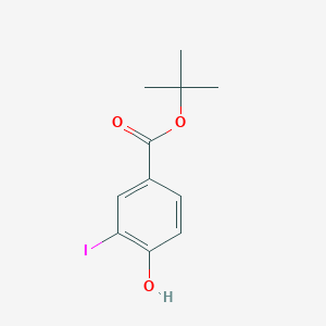 molecular formula C11H13IO3 B15093879 Tert-butyl 4-hydroxy-3-iodobenzoate 