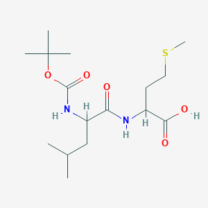 molecular formula C16H30N2O5S B15093967 Boc-DL-Leu-DL-Met-OH 