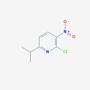 molecular formula C8H9ClN2O2 B15094004 2-Chloro-6-isopropyl-3-nitropyridine CAS No. 1260663-62-4