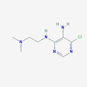 6-chloro-N4-[2-(dimethylamino)ethyl]pyrimidine-4,5-diamine