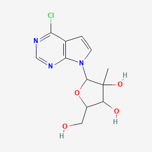 2-(4-Chloropyrrolo[2,3-d]pyrimidin-7-yl)-5-(hydroxymethyl)-3-methyloxolane-3,4-diol