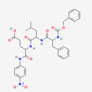 molecular formula C34H39N5O9 B15094085 Cbz-DL-Phe-DL-Leu-DL-Glu-pNA 