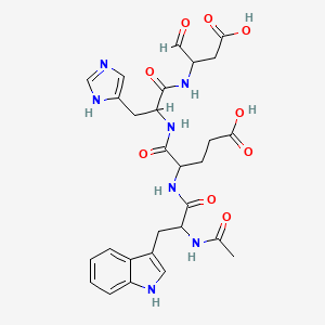 molecular formula C28H33N7O9 B15094120 Ac-DL-Trp-DL-Glu-DL-His-DL-Asp-al 