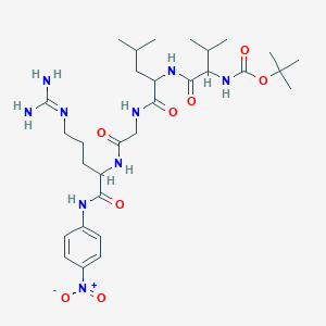 molecular formula C30H49N9O8 B15094147 Boc-DL-Val-DL-Leu-Gly-DL-Arg-pNA 