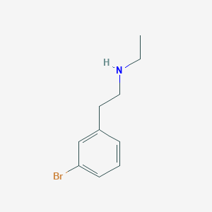 molecular formula C10H14BrN B15094179 3-bromo-N-ethylBenzeneethanamine 