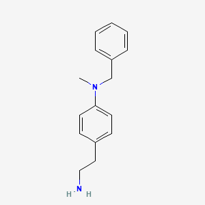 molecular formula C16H20N2 B15094192 4-(2-Aminoethyl)-N-benzyl-N-methylbenzenamine 