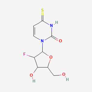 1-[3-Fluoro-4-hydroxy-5-(hydroxymethyl)oxolan-2-yl]-4-sulfanylidenepyrimidin-2-one